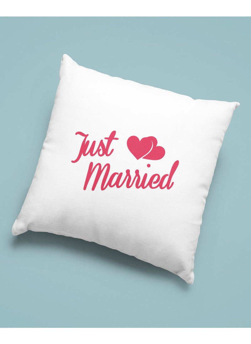 Just Married Pillow Good For Gifts