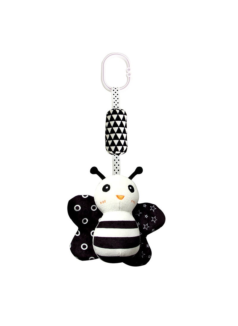 2021 animal black and white wind chimes baby toy pendant newborn visual excitation trolley wind chimes in stockBees Bees