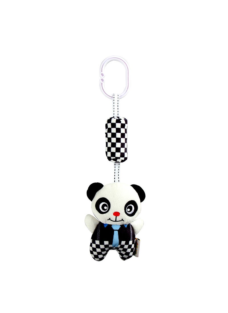 2021 animal black and white wind chimes baby toy pendant newborn visual excitation trolley wind chimes in stockPanda Panda