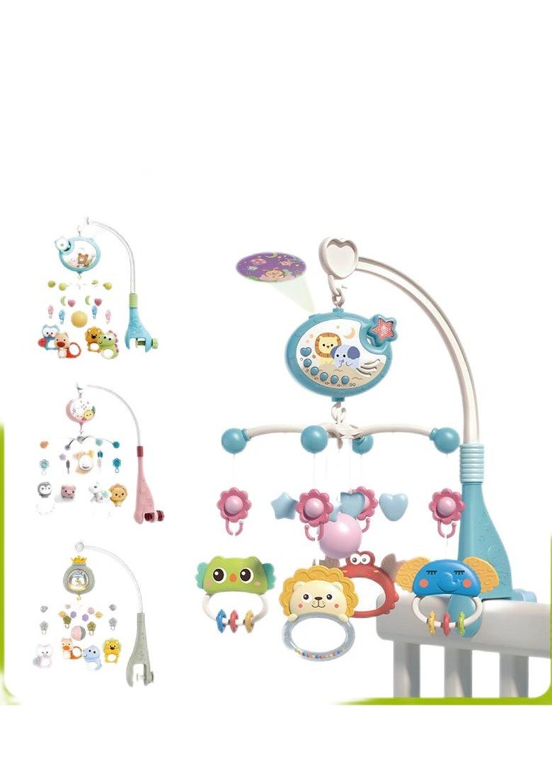 Hot selling baby crib bell toy multifunctional music rotating bedside bell baby smoothing toy