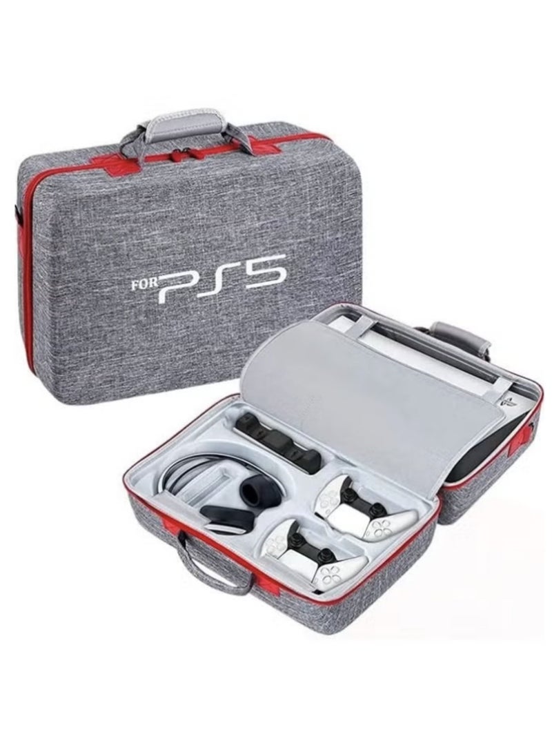 Game Traveler Case Storage Bag For PS5 Gray