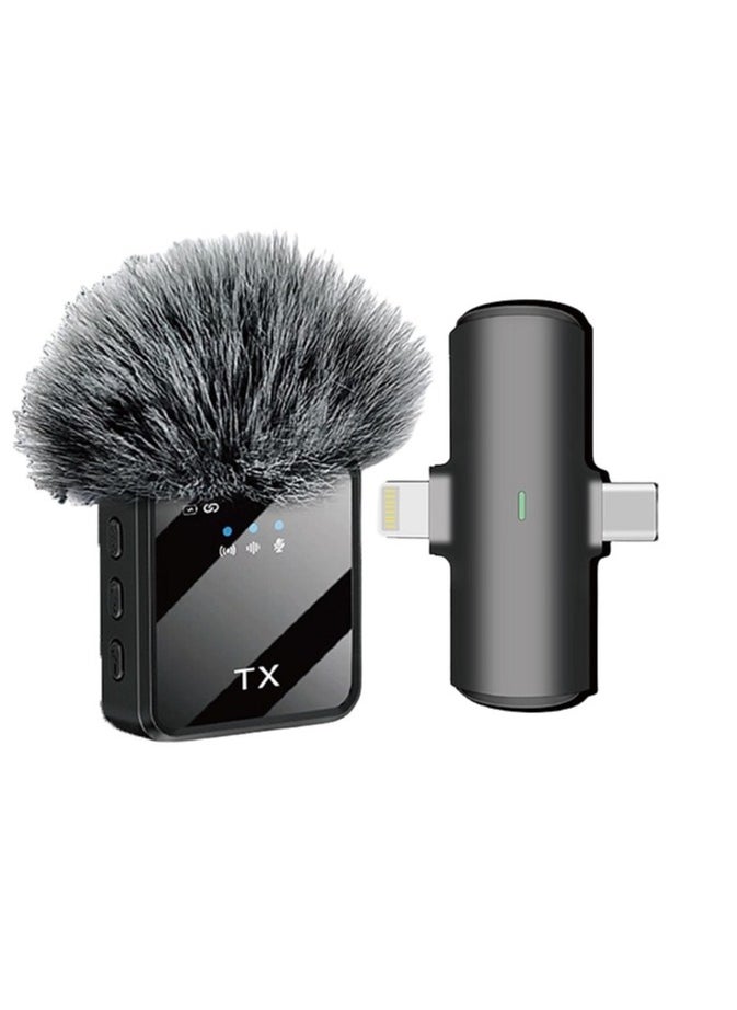 Wireless Microphone Kit 2 in 1 Crystal-Clear Audio for All Your Needs