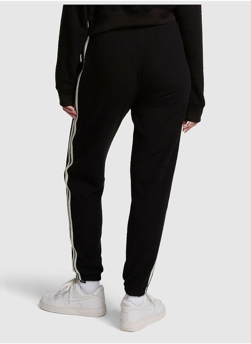 Reverse Fleece High-Waist Gym Pants