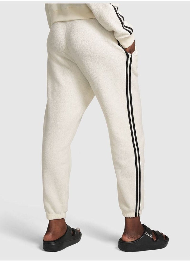 Reverse Fleece High-Waist Gym Pants