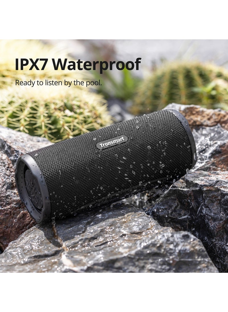 Tronsmart Mirtune C3 Plus 30W Loud Stereo Sound, IPX7 Waterproof, TWS Pairing, 18H Playtime - Portable & Durable Outdoor Bluetooth Speaker Black