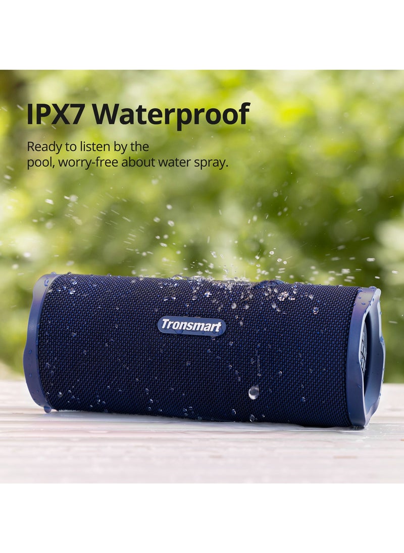 Tronsmart Mirtune C3 24W Loud Stereo Sound, IPX7 Waterproof, TWS Pairing, 12H Playtime - Portable & Durable Outdoor Bluetooth Speaker Blue