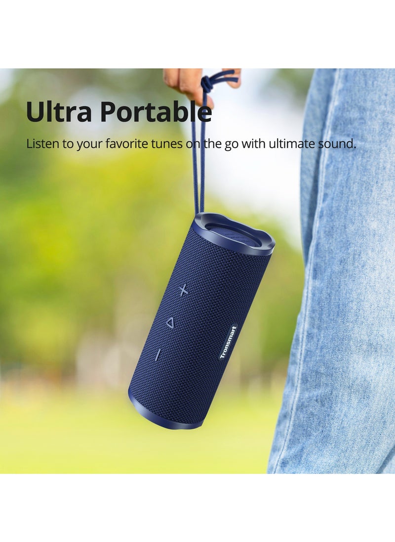 Tronsmart Mirtune C3 24W Loud Stereo Sound, IPX7 Waterproof, TWS Pairing, 12H Playtime - Portable & Durable Outdoor Bluetooth Speaker Blue