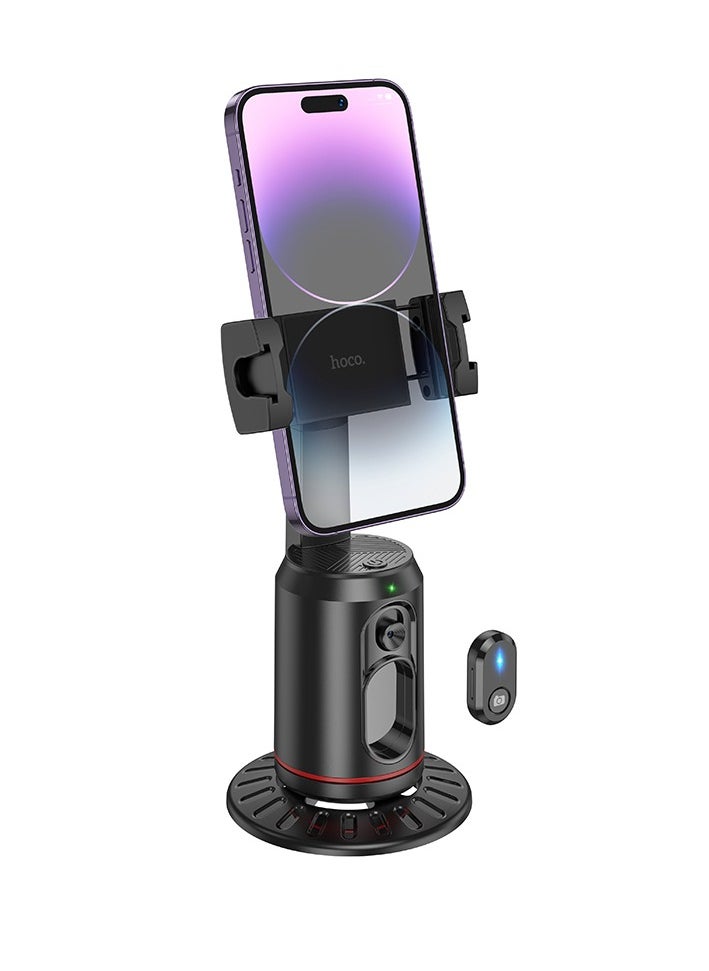 hoco K23 Lotus Smart PTZ – 360° Rotation, Bluetooth Remote, for Live Broadcast, Photography, and Conferences