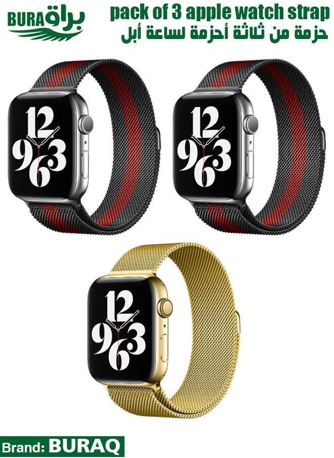 Apple Watch Band Strap For Apple Watch Ultra 2/Ultra 49mm, Series 10 46mm, 9/8/7 45mm, SE2/SE/6/5/4 44mm, 3/2/1 42mm