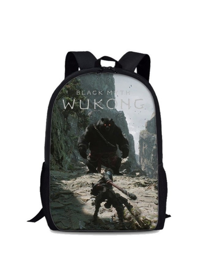 Black Myth Wukong Game Peripheral Student Backpack