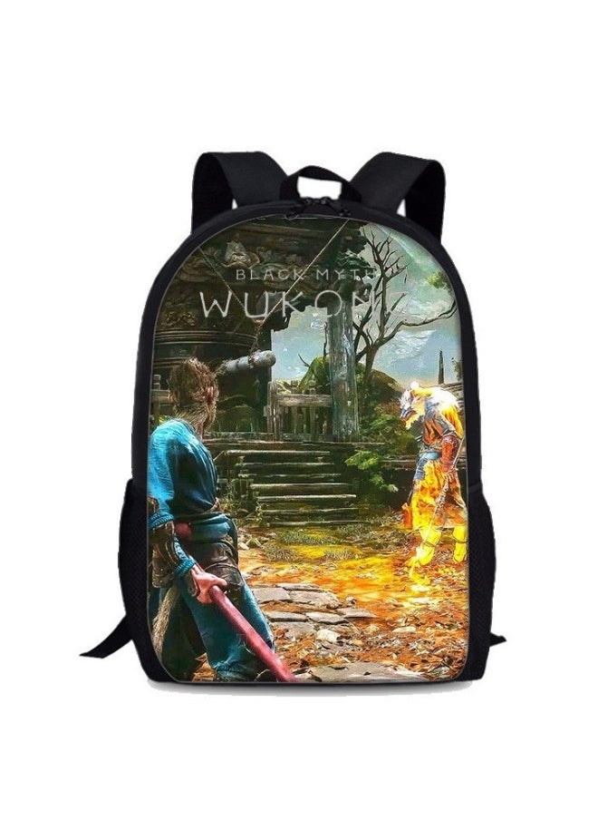 Black Myth Wukong Game Peripheral Student Backpack