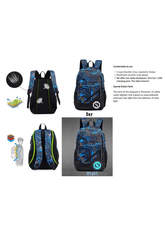 Unisex Backpack with Florescent Mark