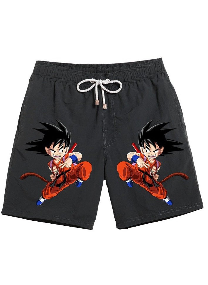 New Dragon Ball Printed Sports And Leisure Shorts