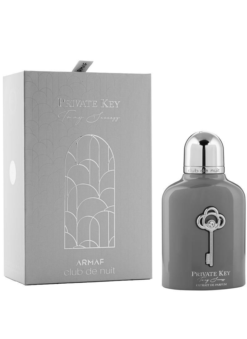 Armaf Club De Nuit Private Key To My Success Extrait De Parfum Grey 100ml, Perfumes For Men, Perfume For Women