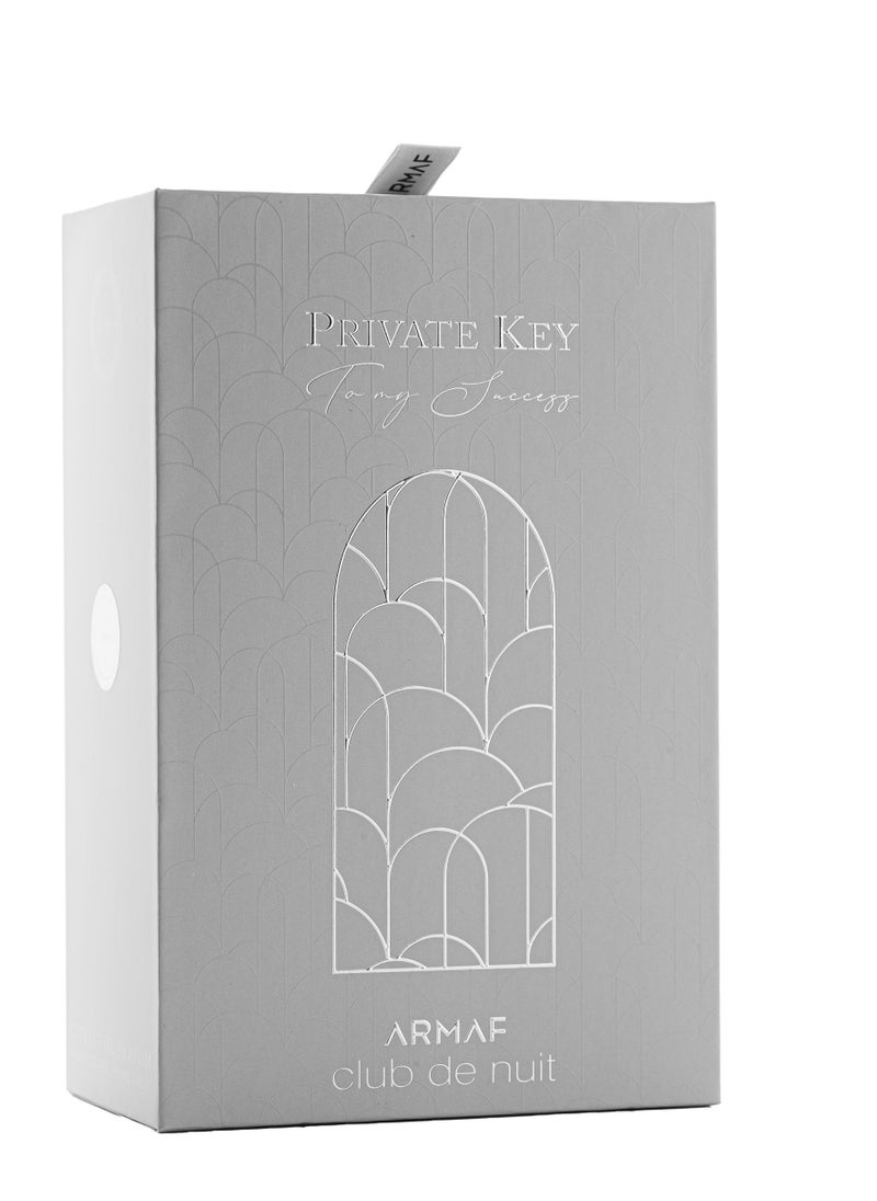 Armaf Club De Nuit Private Key To My Success Extrait De Parfum Grey 100ml, Perfumes For Men, Perfume For Women