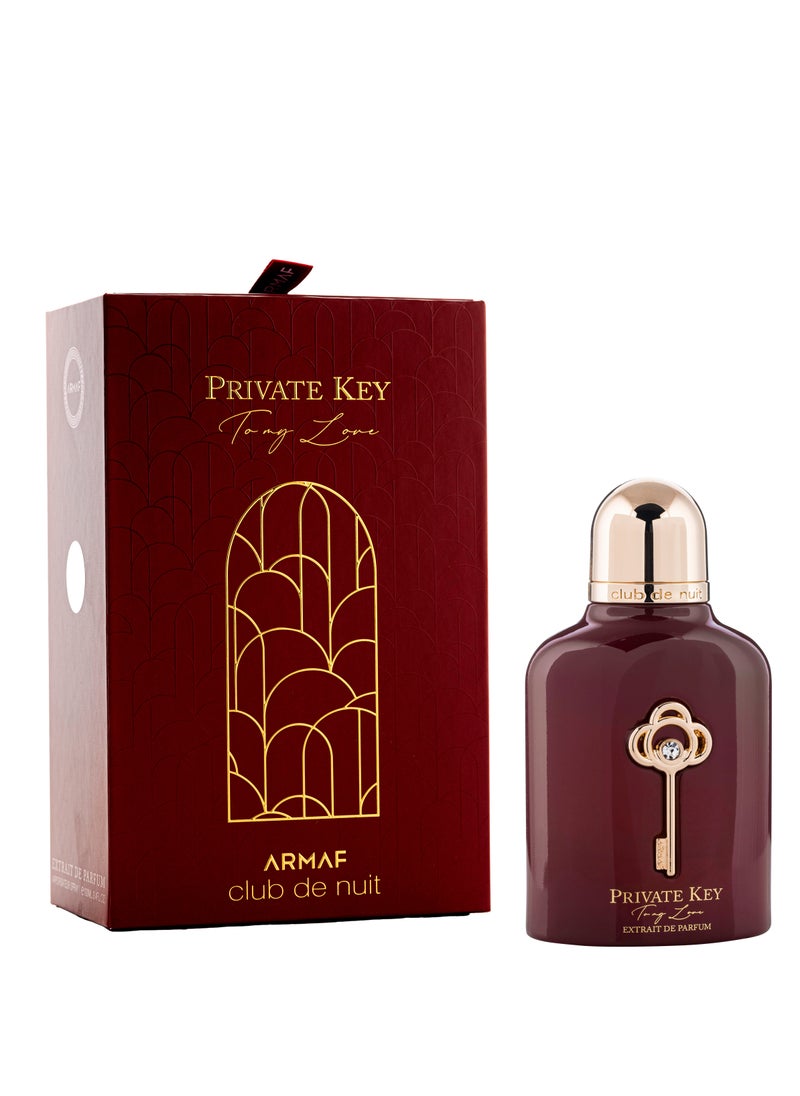 Armaf Club De Nuit Private Key To My Love Extrait De Parfum Burgundy 100ml, Perfumes For Men, Perfume For Women