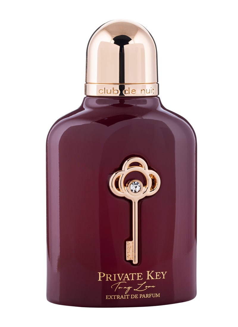 Armaf Club De Nuit Private Key To My Love Extrait De Parfum Burgundy 100ml, Perfumes For Men, Perfume For Women