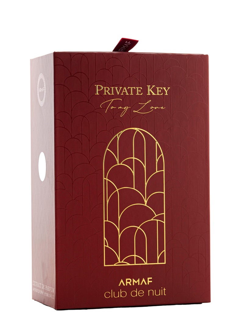 Armaf Club De Nuit Private Key To My Love Extrait De Parfum Burgundy 100ml, Perfumes For Men, Perfume For Women