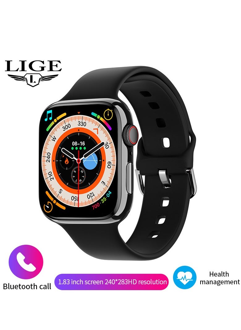 Smart Watch Full Touch Screen X 19PRO MAX Waterproof Sports Watches Silicone Black Strap Support Arabic