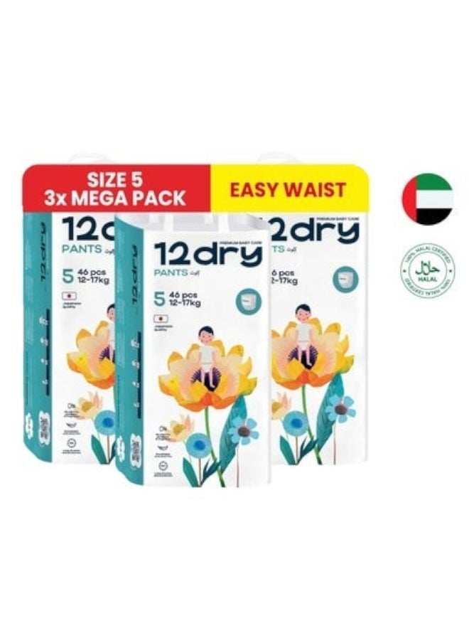 Easy Waist Diaper Pants Perfect for Babies with Round Tummies 100% Ultra Japanese Absorption Thin and Breathable Eco-Friendly Hypoallergenic Extra Soft Waistband