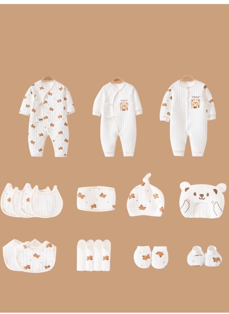 20pcs Baby Gift, Box Newborn Pure Cotton Clothing with Suitcase