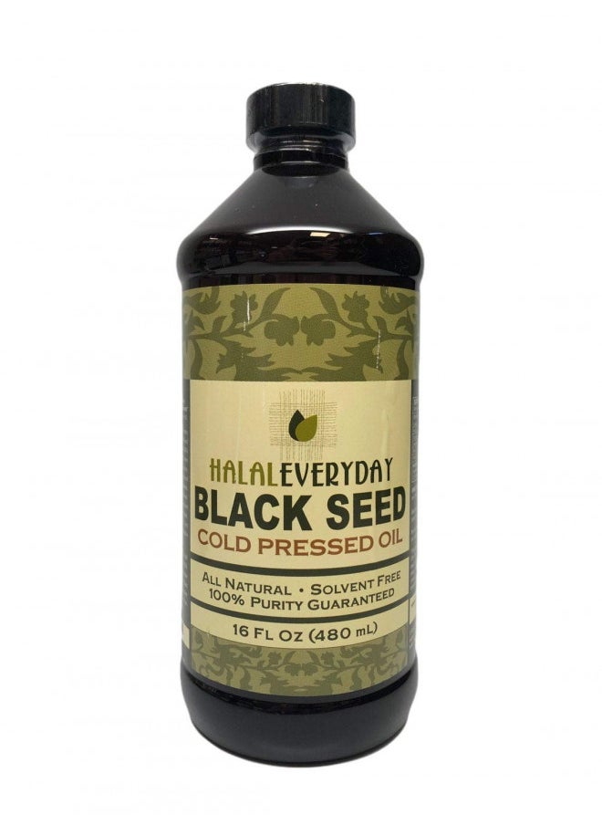 Pure Black Seed Oil - 16 OZ - 100% Pure and Cold Pressed Black Seed - Non-GMO and Vegan - Nigella Sativa