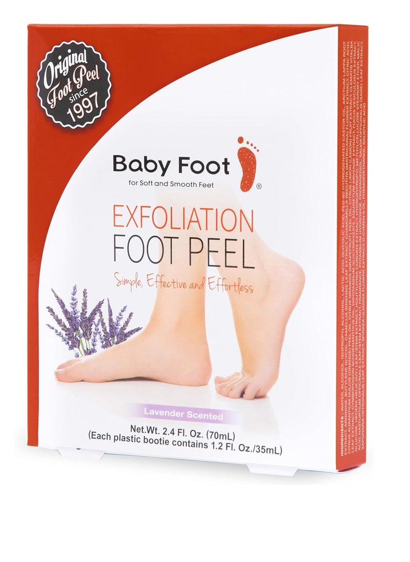 Original Exfoliant Foot Peel - 2.4 Fl. Oz. Lavender Scented Pair