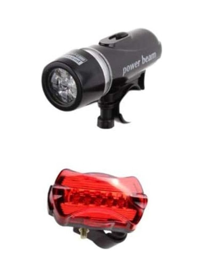 Bicycle Head And Tail Light Set