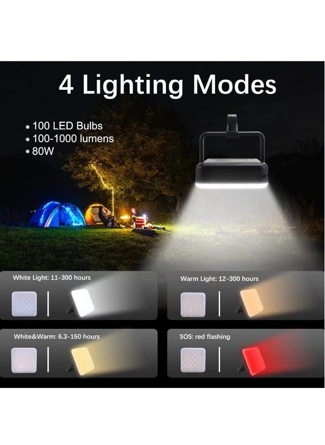 Camping Lantern,Flashlights High Lumen Rechargeable, LED Camping Light,Waterproof Emergency Light for Camping,Hiking,Tent