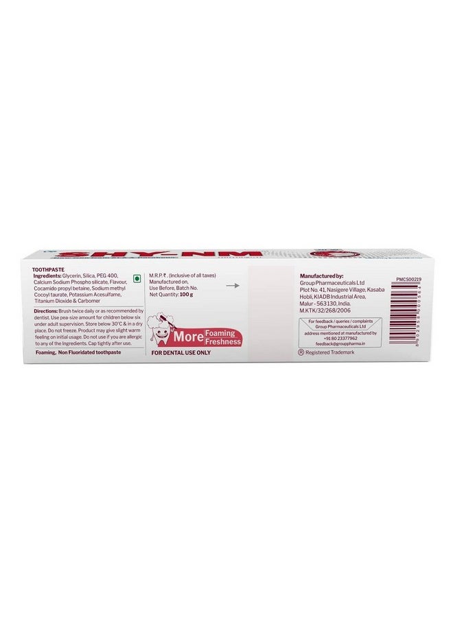 Toothpaste | Sls Free, Parabens Free And Vegan Friendly | Fresh Mint Flavour (Pack Of 1) 100G