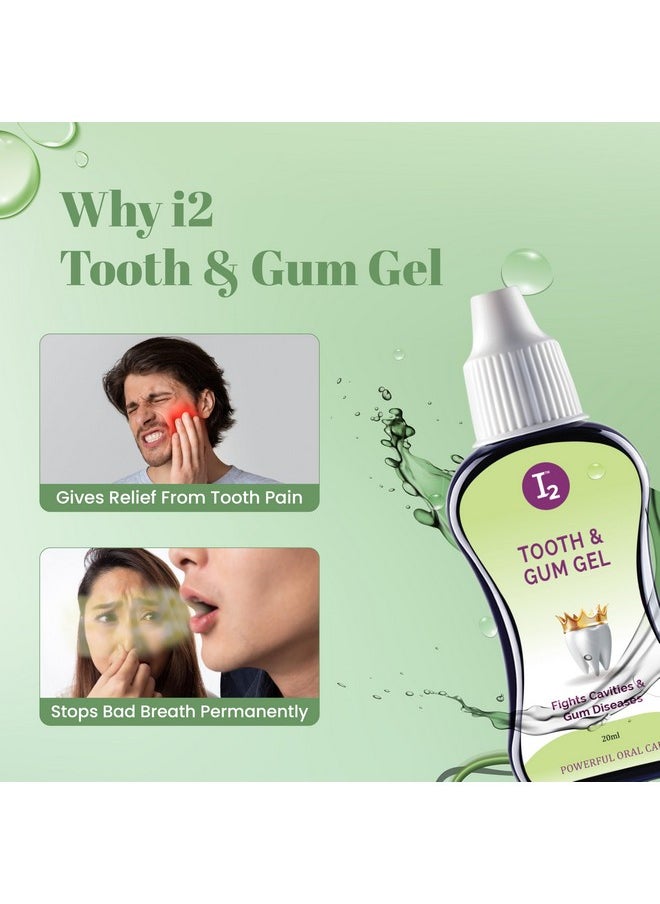 Tooth & Gum Gel | Prevents Gum Swelling, Bleeding & Infections | Treats Mouth Ulcers And Oral Cavities | 20 Ml (Pack Of 4)