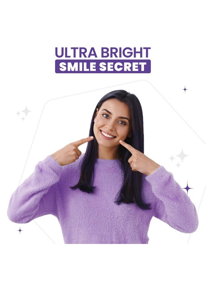 Ultra Bright Teeth Whitening Serum | Colour Corrector For Teeth | Purple Toothpaste For Teeth Whitening | Tooth Stain Removal | Enamel Safe & Effective Teeth Whitener | 30 Ml