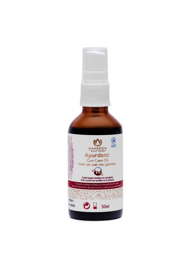 Ayurdent Gum Care Oil - 100% Natural Oil Mouthwash For Soothing Dental Care, Anti-Plaque, Organic Sesame Oil-Based (50 Ml)