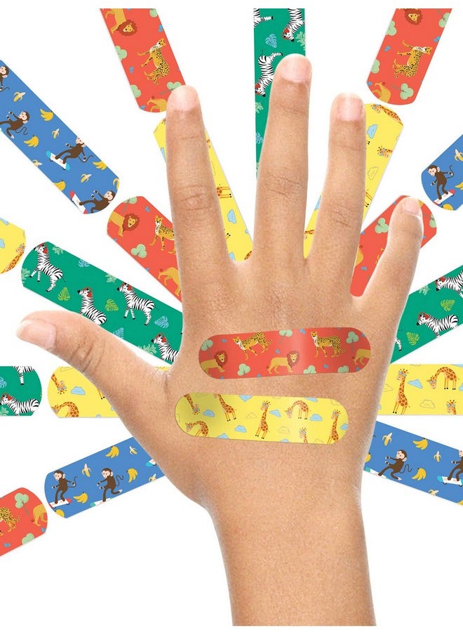 Ouchie Non-Toxic Printed Bandages Double Combo (40 Pack) - Space Blue & Orange