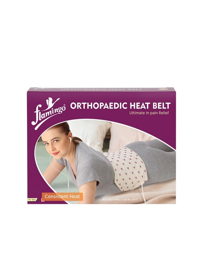 Orthopaedic Electric Heating Pad | Heat Belt With Temperature Controller | Pain Relief Heating Belt For Lower Back, Knee, Shoulder, Cramps, And Neck | Heat Pad Back Pain Relief | X-Large