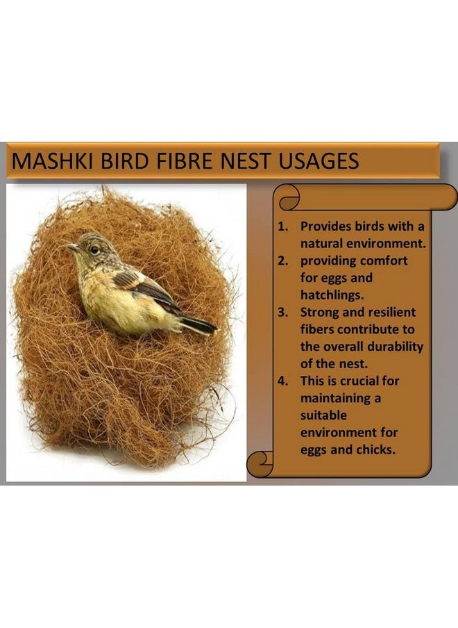 Coconut Fiber, Loose Bedding Substrate Laying Eggs For Birds Nest Cages, Nesting Material Birds (200) Gm