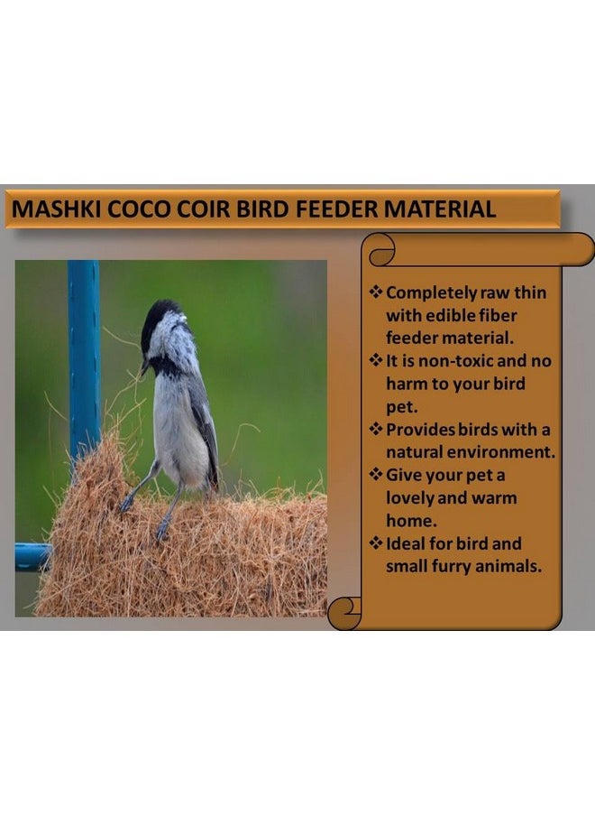 Coconut Fiber, Loose Bedding Substrate Laying Eggs For Birds Nest Cages, Nesting Material Birds (200) Gm