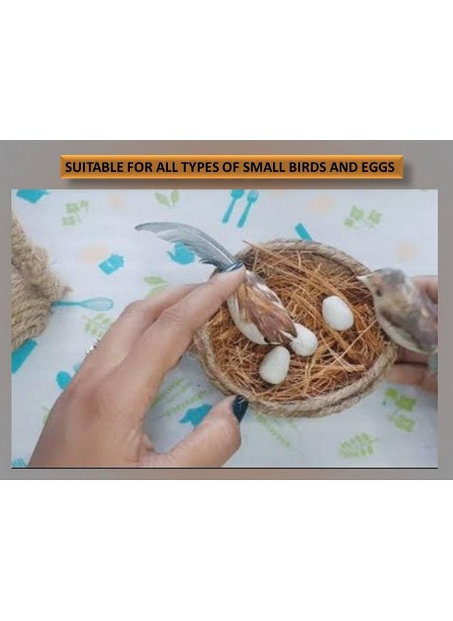 Coconut Fiber, Loose Bedding Substrate Laying Eggs For Birds Nest Cages, Nesting Material Birds (200) Gm