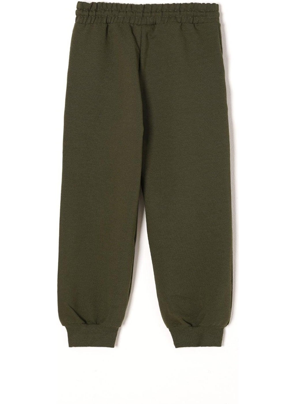 Text Printed Khaki Color Boy's Tracksuit Bottom