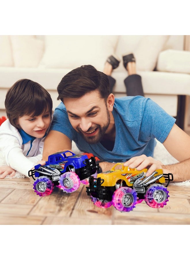 Monster Trucks For Boys - Car Toys For Boys & Girls - Light Up Toys For Kids - 6