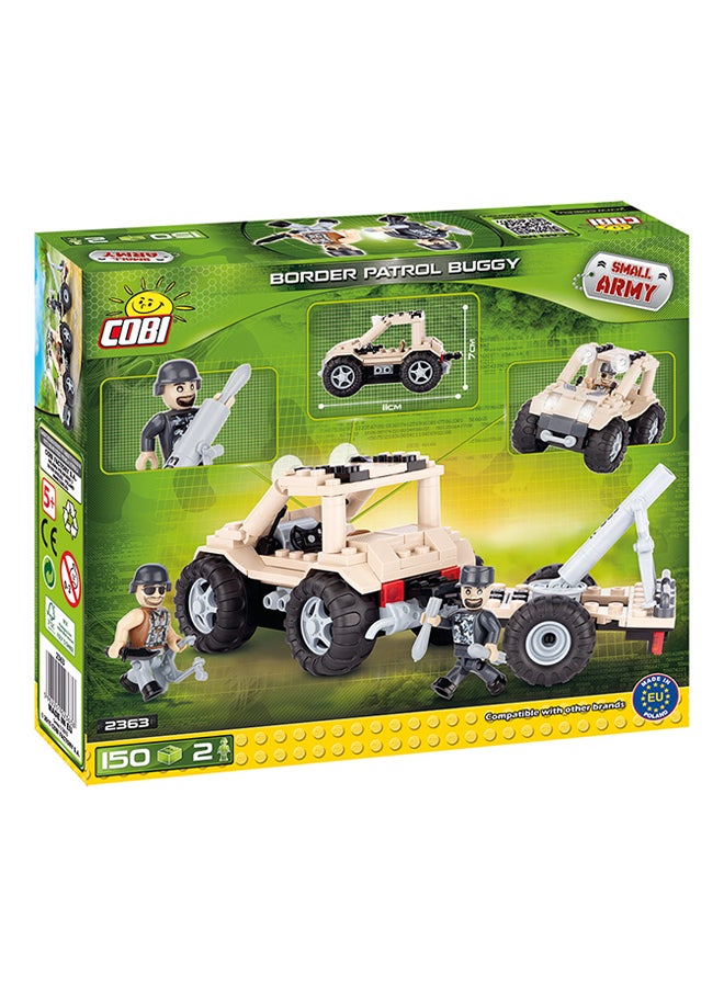 150-Piece Small Army Border Patrol Buggy 2363 150