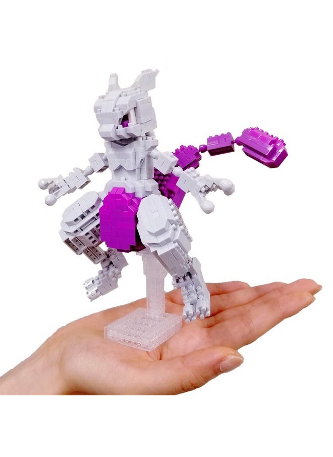 Nanoblock - Pokémon - Mewtwo Deluxe Edition, Pokémon Series Building Kit