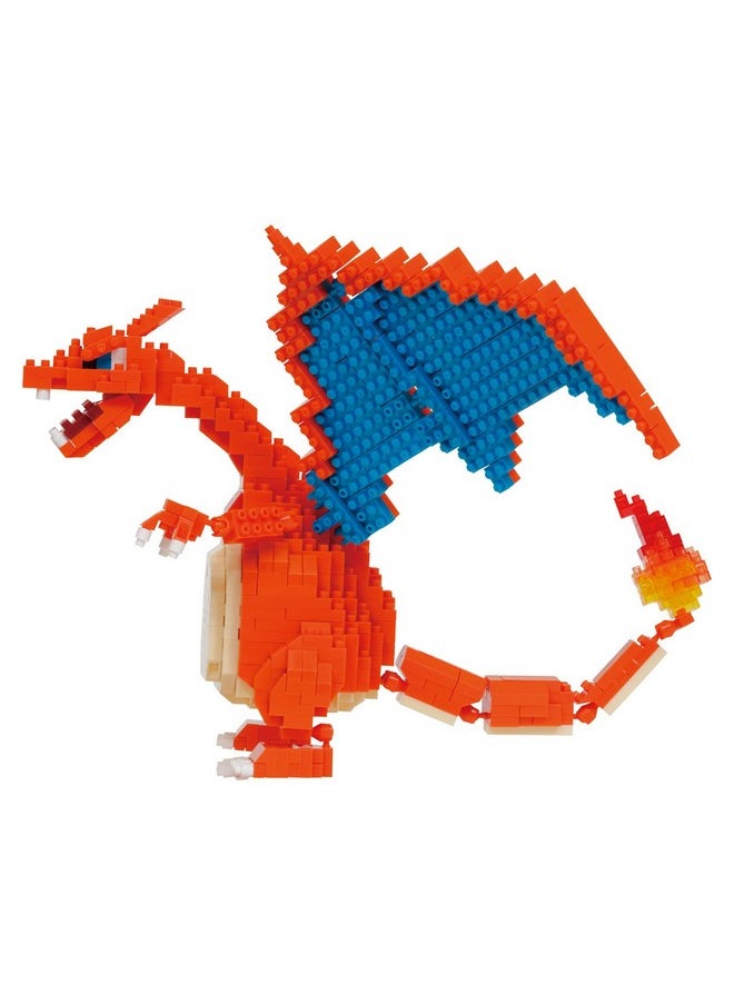 Nanoblock - Pokémon - Charizard Deluxe Edition, Pokémon Series Building Kit