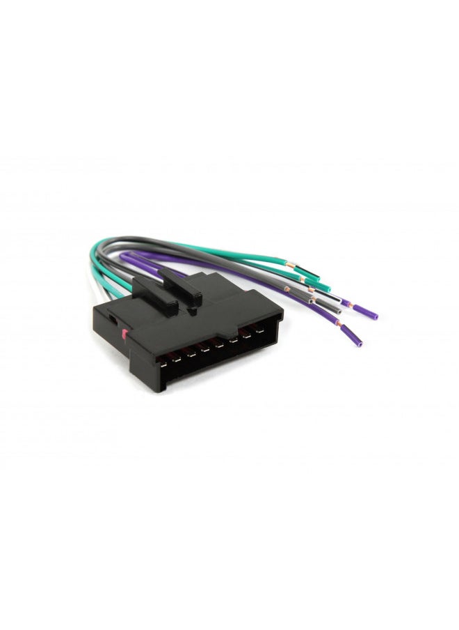 Scosche FD02B Compatible with Select 1986-97 Ford Power/Speaker Connector / Wire Harness for Aftermarket Stereo Installation with Color Coded Wires