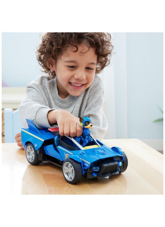 Chase Might Transforming Cruiser|Super Patrol The Movie Deluxe Chase Vehicle|Kids Collectable Car Figure - Sounds & Lights Toy - Car|Birthday Gift For Children 3+|Made In India