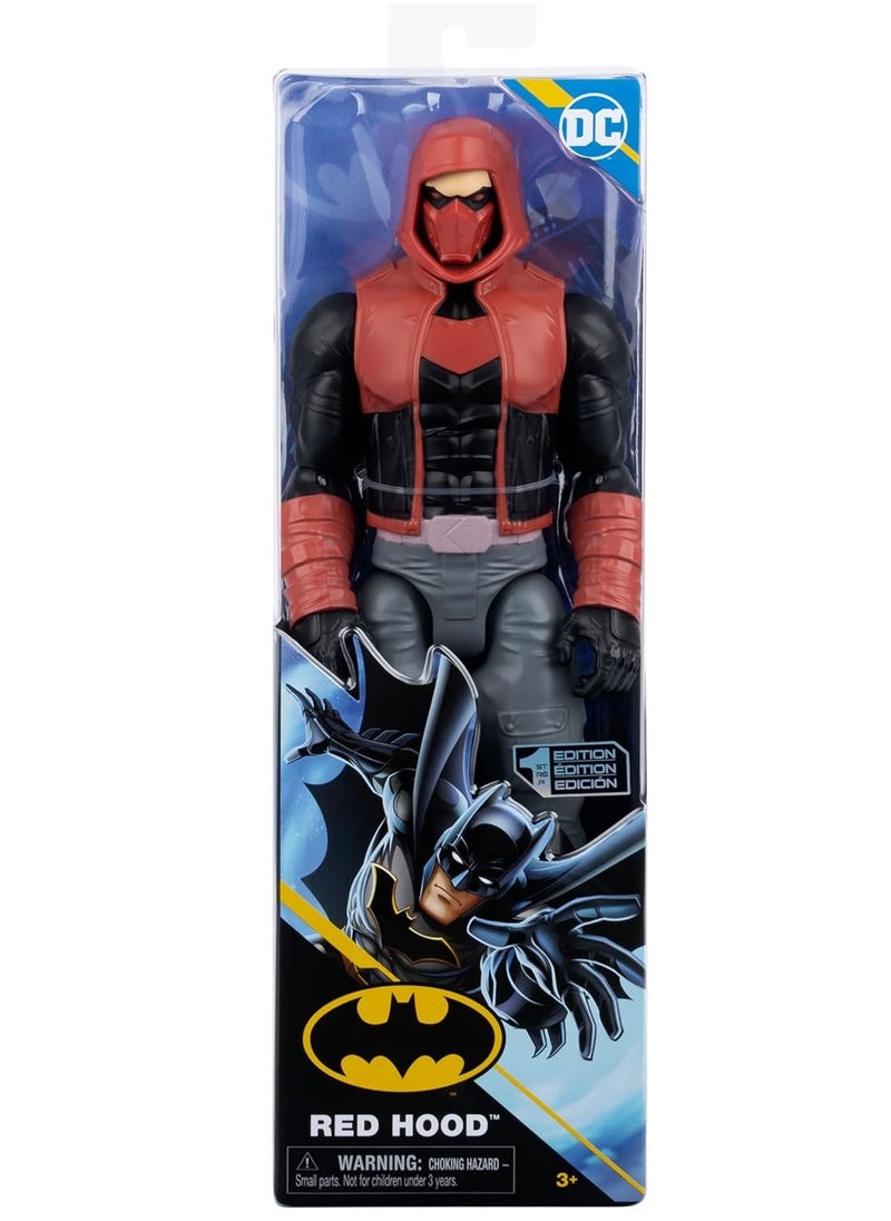 Batman 12-inch Red Hood Action Figure, Kids Toys for Boys and Girls Ages 3 and Up