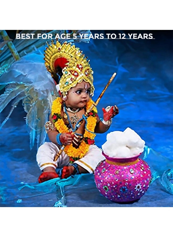 Beads Beeds Stage Drama Mukut|Mythological Character Fancy Dress Competition|Cosplay|Films Etc (For Kids Over Age 5 Years).