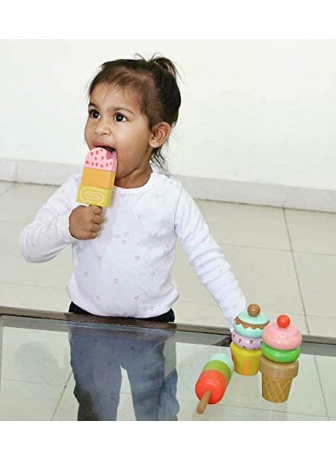 Wooden Ice Cream Magnetic Set (Age 3 Years+)