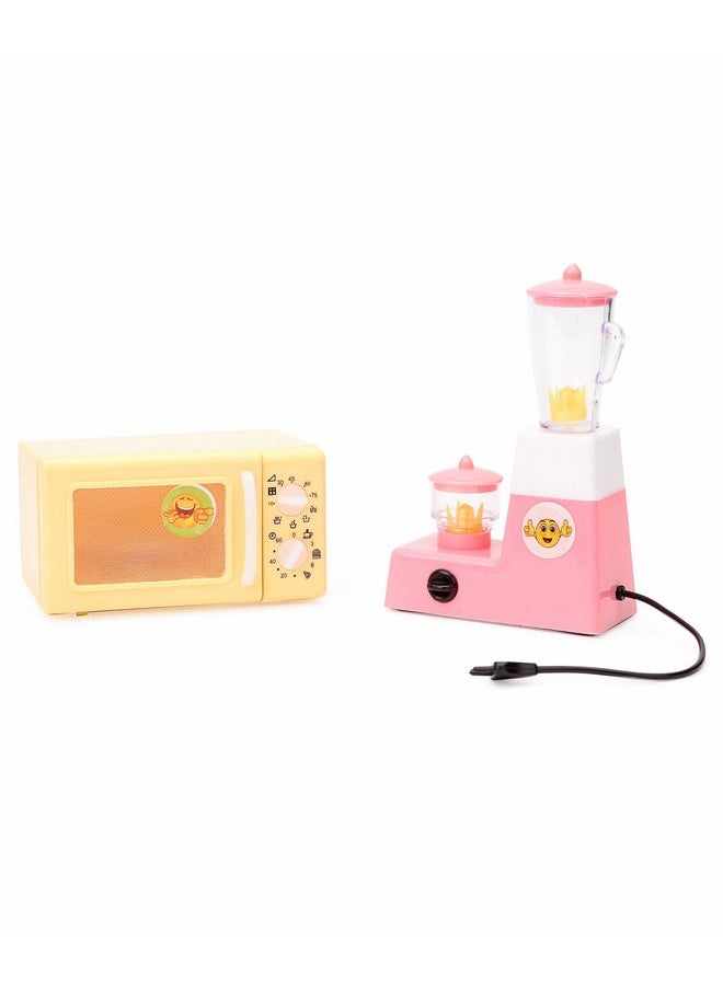 2 In 1 Combo Mixer And Oven Kids Toy Appliances. Let Your Child Play With The Toy Appliances And Enjoy. (Assorted Colours)