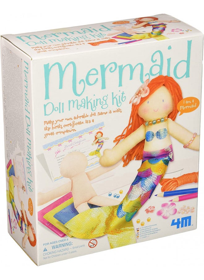 4M Mermaid Doll Making Kit, 8.5 inches